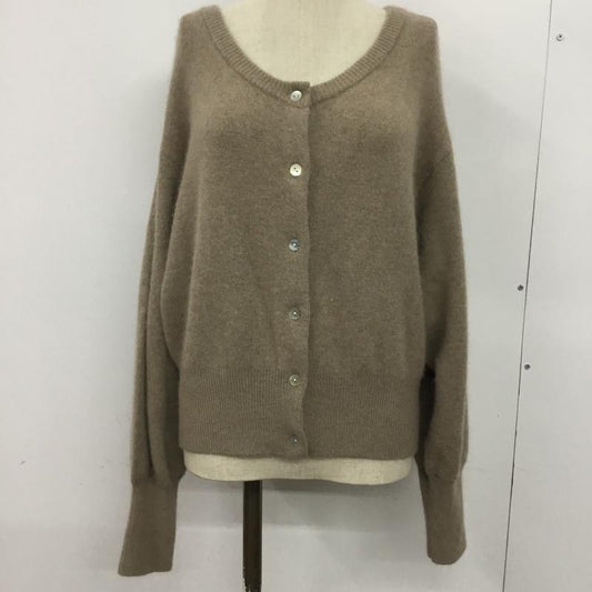 マーキュリーデュオ MERCURYDUO カーディガン 長袖 FREE 無地 茶 / ブラウン /  レディース USED 古着 中古 10059404