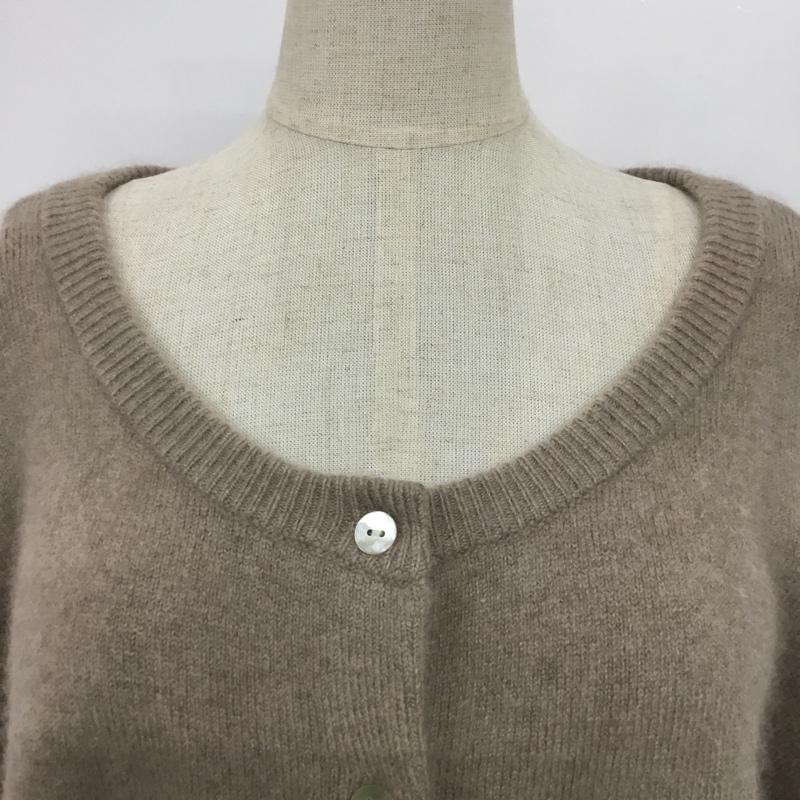 マーキュリーデュオ MERCURYDUO カーディガン 長袖 FREE 無地 茶 / ブラウン /  レディース USED 古着 中古 10059404