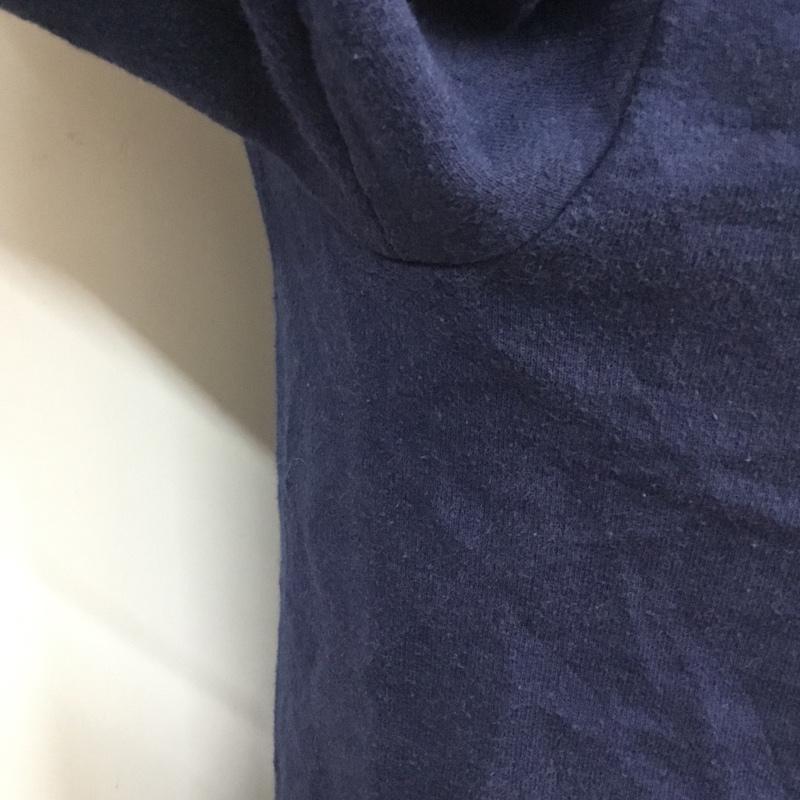 フルーツオブザルーム FRUIT OF THE LOOM パーカー 長袖 ジップアップ フルジップ 裏起毛 S 無地 紺 / ネイビー /  メンズ USED 古着 中古 10059435