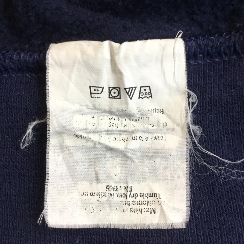 フルーツオブザルーム FRUIT OF THE LOOM パーカー 長袖 ジップアップ フルジップ 裏起毛 S 無地 紺 / ネイビー /  メンズ USED 古着 中古 10059435