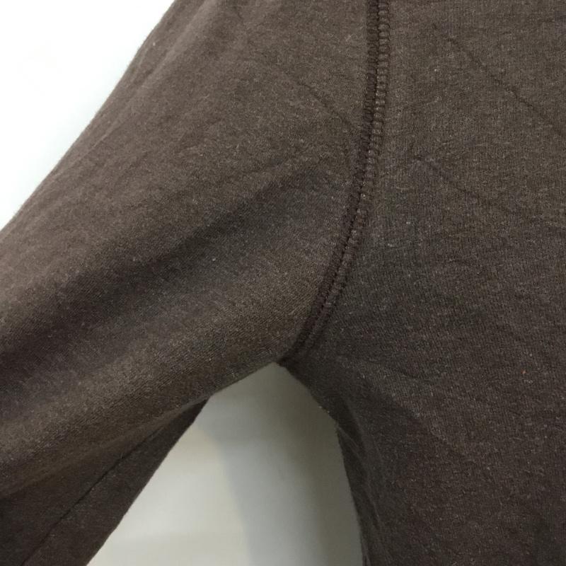 古着 USED パーカー 長袖 ジップアップ フルジップ M 無地 茶 / ブラウン /  メンズ USED 古着 中古 10059523