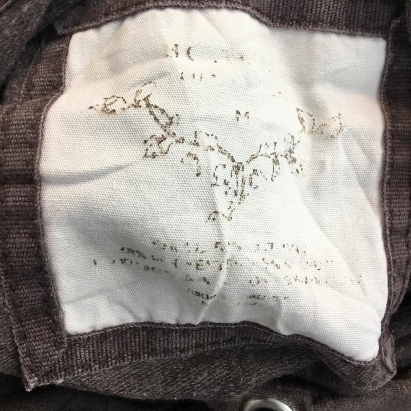 古着 USED パーカー 長袖 ジップアップ フルジップ M 無地 茶 / ブラウン /  メンズ USED 古着 中古 10059523