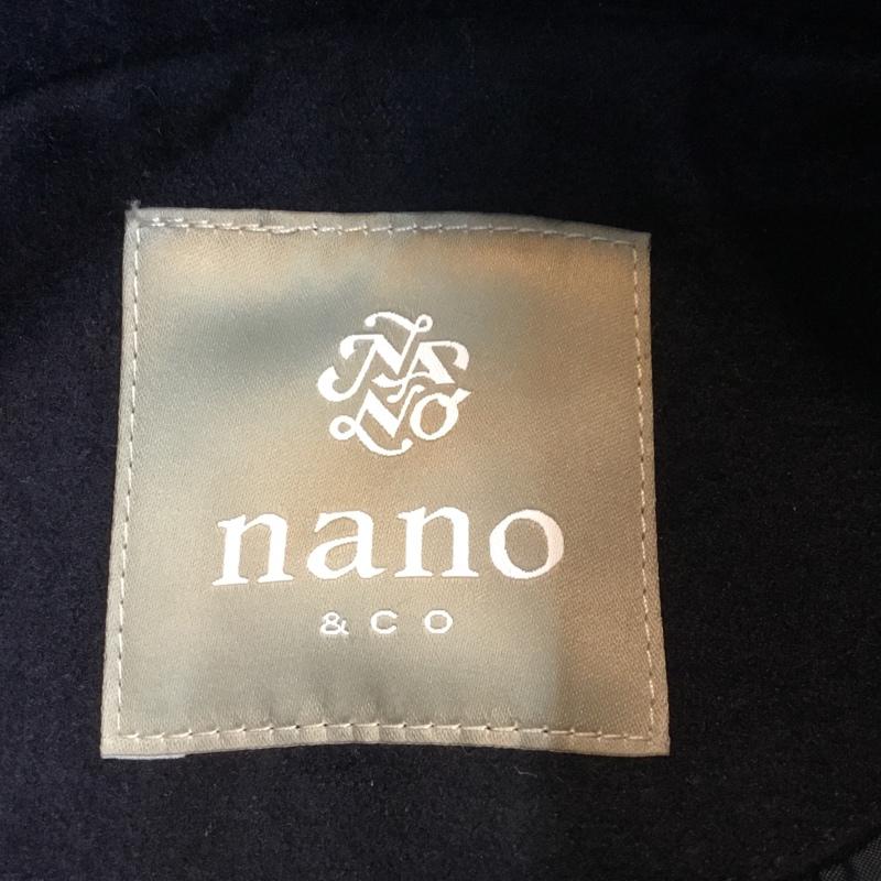 ナノアンドコー nano&co コート コート一般 S 無地 紺 / ネイビー /  メンズ USED 古着 中古 10059653