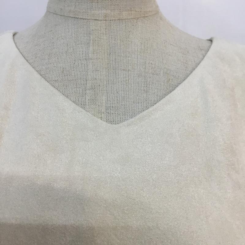 マジェスティックレゴン MAJESTIC LEGON ワンピース ひざ丈スカート M 無地 ベージュ / ベージュ /  レディース USED 古着 中古 10059805