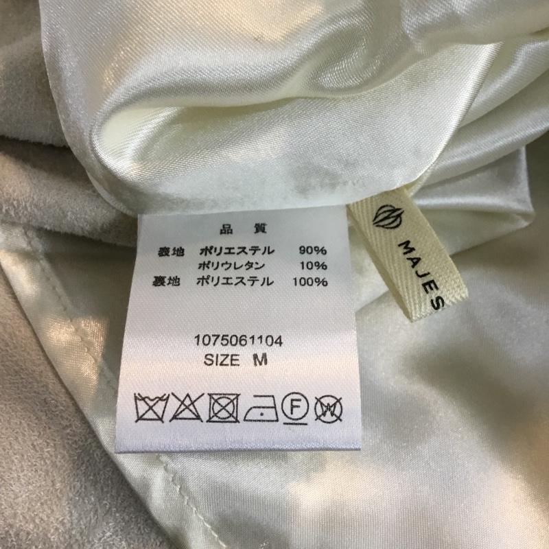 マジェスティックレゴン MAJESTIC LEGON ワンピース ひざ丈スカート M 無地 ベージュ / ベージュ /  レディース USED 古着 中古 10059805