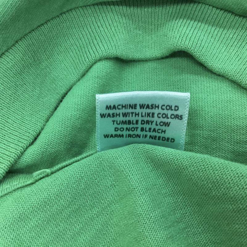 リアルバッドマン REAL BAD MAN Tシャツ 長袖 GRAPHIC CONTENT L/S TEE L ロゴ、文字 X プリント 緑 / グリーン /  メンズ USED 古着 中古 10059995