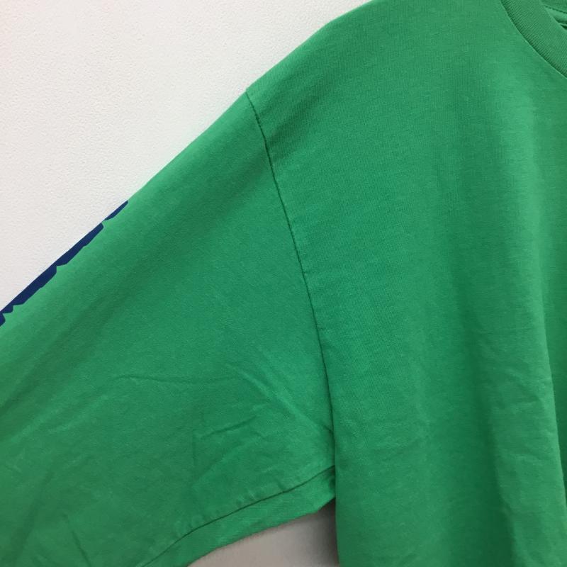 リアルバッドマン REAL BAD MAN Tシャツ 長袖 GRAPHIC CONTENT L/S TEE L ロゴ、文字 X プリント 緑 / グリーン /  メンズ USED 古着 中古 10059995