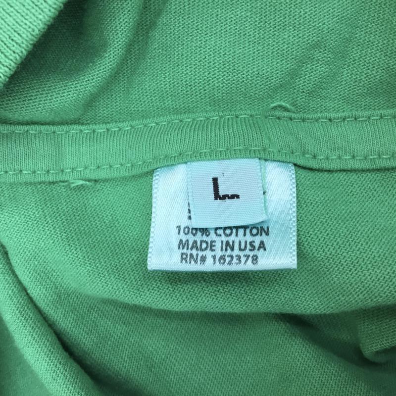 リアルバッドマン REAL BAD MAN Tシャツ 長袖 GRAPHIC CONTENT L/S TEE L ロゴ、文字 X プリント 緑 / グリーン /  メンズ USED 古着 中古 10059995