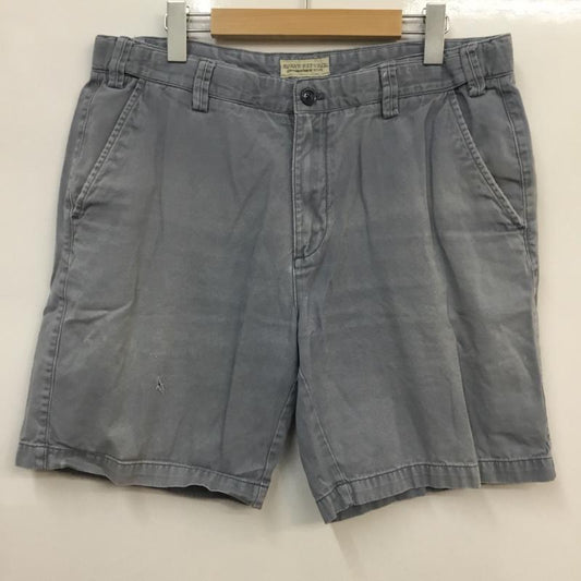 古着 USED パンツ ショートパンツ ハーフパンツ コットン Ｗ36 36インチ 無地 水色 / ライトブルー /  メンズ USED 古着 中古 10060543