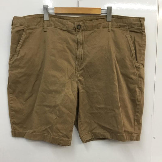 古着 USED パンツ ショートパンツ ハーフパンツ W46 46インチ 無地 茶 / ブラウン /  メンズ USED 古着 中古 10060546