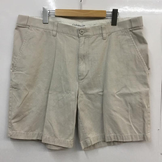古着 USED パンツ ショートパンツ Croft&Barrow ハーフパンツ コットン Ｗ38 38インチ 無地 アイボリー / アイボリー /  メンズ USED 古着 中古 10060550