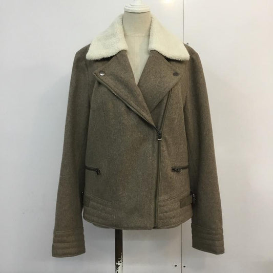 バナナリパブリック BANANA REPUBLIC ジャケット、上着 ジャンパー、ブルゾン S 無地 ベージュ / ベージュ /  レディース USED 古着 中古 10060578