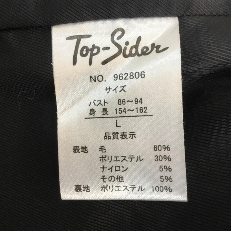 トップサイダー TOP-SIDER コート コート一般 L 無地 チャコールグレー / チャコールグレー /  メンズ USED 古着 中古 10060582