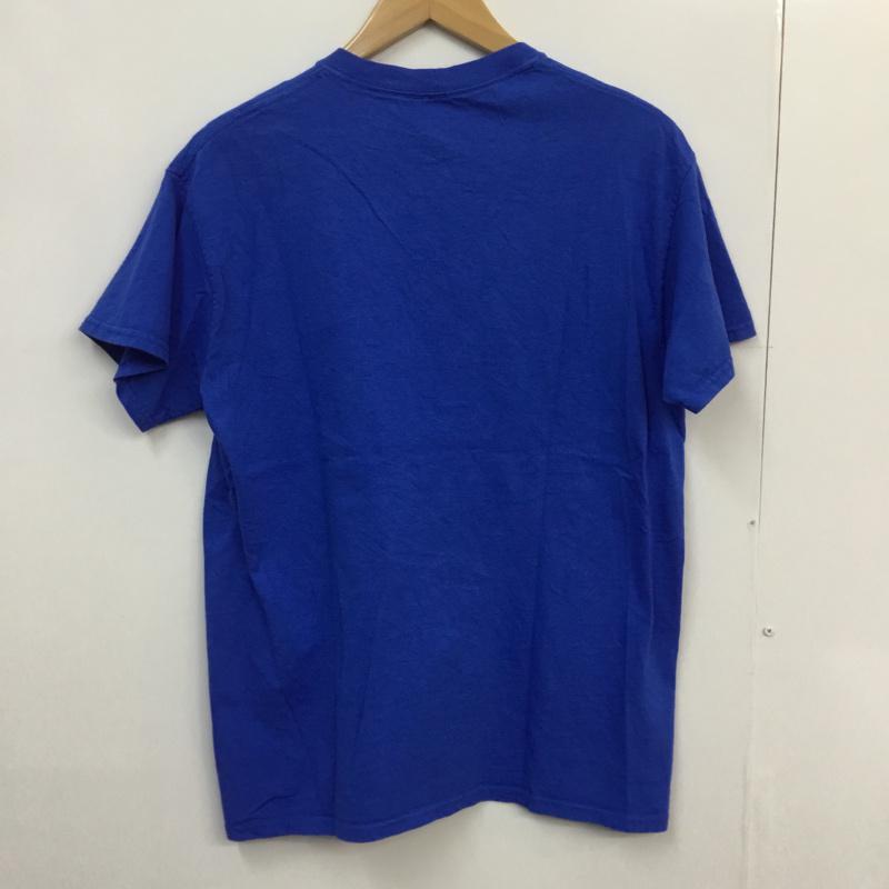 古着 USED Tシャツ 半袖 クルーネック パナマ ヨット プリント 青 / ブルー /  メンズ USED 古着 中古 10060643