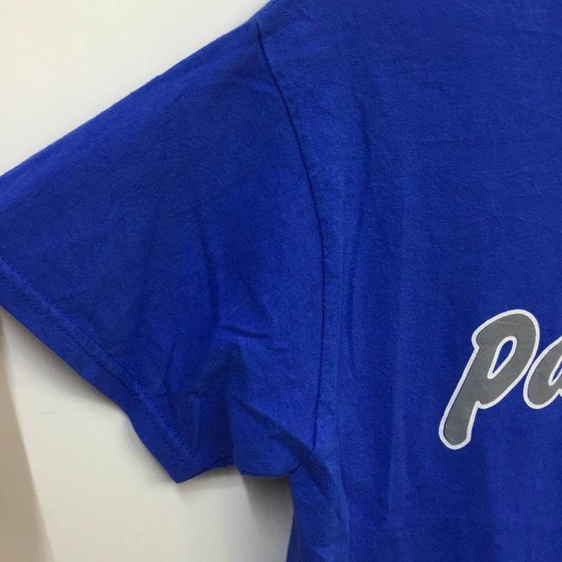 古着 USED Tシャツ 半袖 クルーネック パナマ ヨット プリント 青 / ブルー /  メンズ USED 古着 中古 10060643