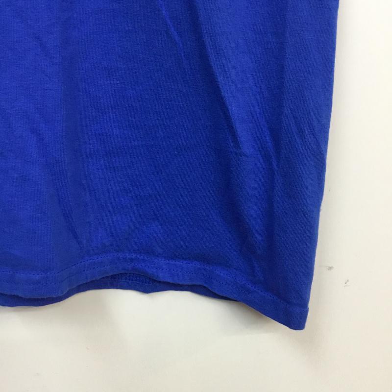 古着 USED Tシャツ 半袖 クルーネック パナマ ヨット プリント 青 / ブルー /  メンズ USED 古着 中古 10060643