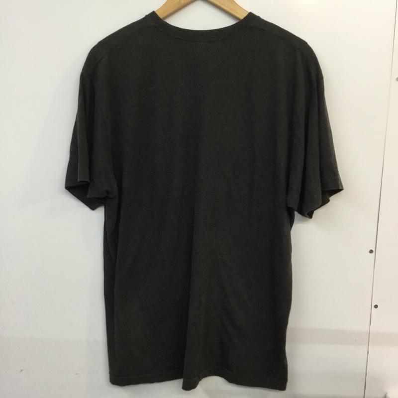 古着 USED Tシャツ 半袖 クルーネック プリント XL ロゴ、文字 チャコールグレー / チャコールグレー /  メンズ USED 古着 中古 10060649