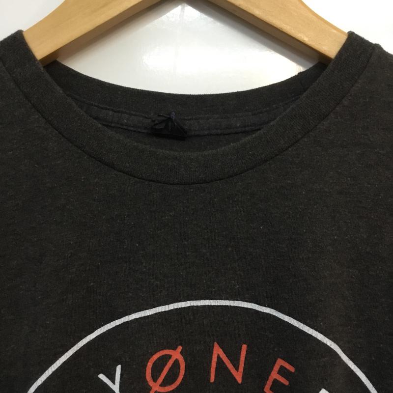古着 USED Tシャツ 半袖 クルーネック プリント XL ロゴ、文字 チャコールグレー / チャコールグレー /  メンズ USED 古着 中古 10060649