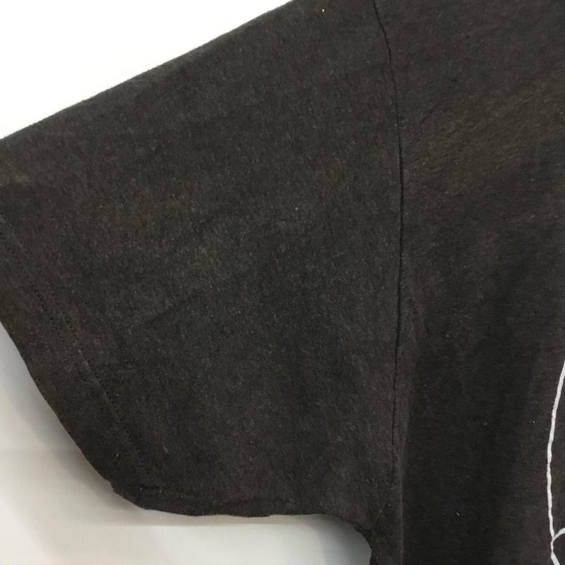 古着 USED Tシャツ 半袖 クルーネック プリント XL ロゴ、文字 チャコールグレー / チャコールグレー /  メンズ USED 古着 中古 10060649
