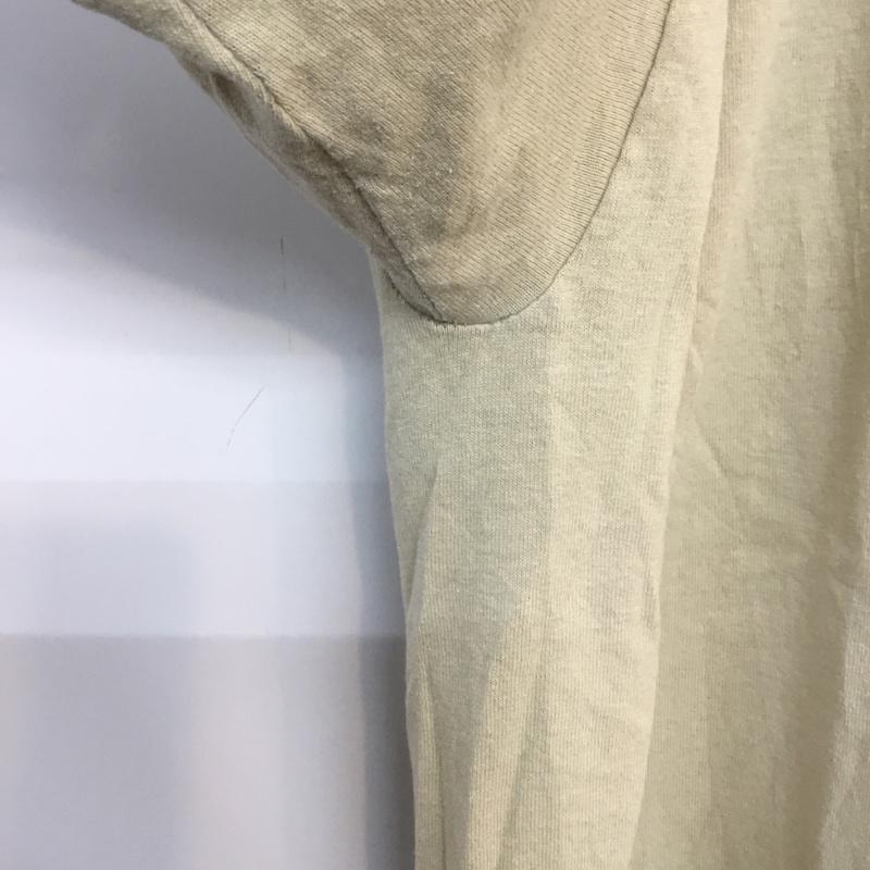 ギルダン GILDAN Tシャツ 半袖 クルーネック バックプリント XL ロゴ、文字 ベージュ / ベージュ /  メンズ USED 古着 中古 10060658
