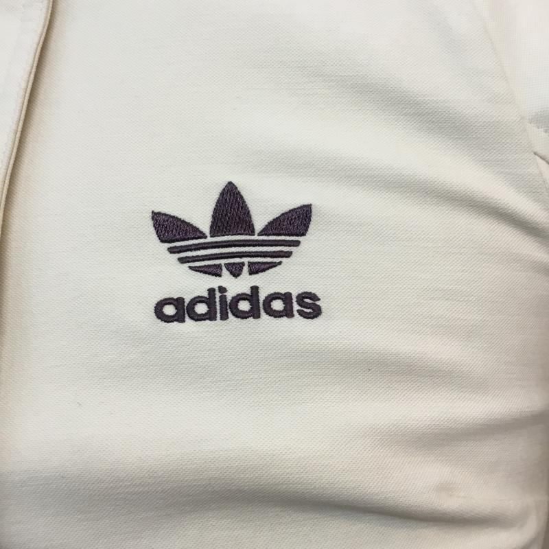 アディダス adidas ジャケット、上着 ジャンパー、ブルゾン S ロゴ、文字 オフホワイト / オフホワイト /  メンズ USED 古着 中古 10060744