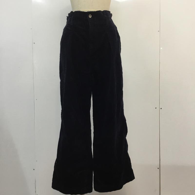 ダブルクローゼット w closet ボトムス ボトムス コーデュロイパンツ FREE 無地 紺 / ネイビー /  レディース USED 古着 中古 10060954