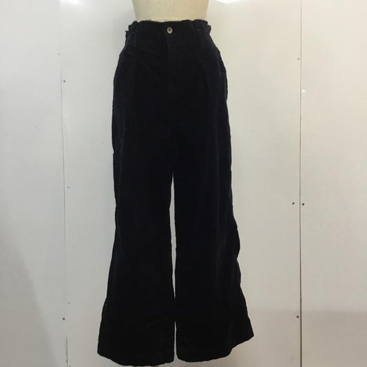 ダブルクローゼット w closet ボトムス ボトムス コーデュロイパンツ FREE 無地 紺 / ネイビー /  レディース USED 古着 中古 10060954