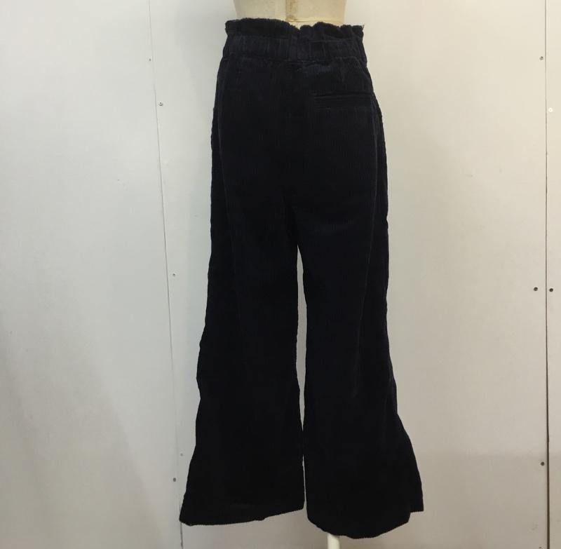 ダブルクローゼット w closet ボトムス ボトムス コーデュロイパンツ FREE 無地 紺 / ネイビー /  レディース USED 古着 中古 10060954