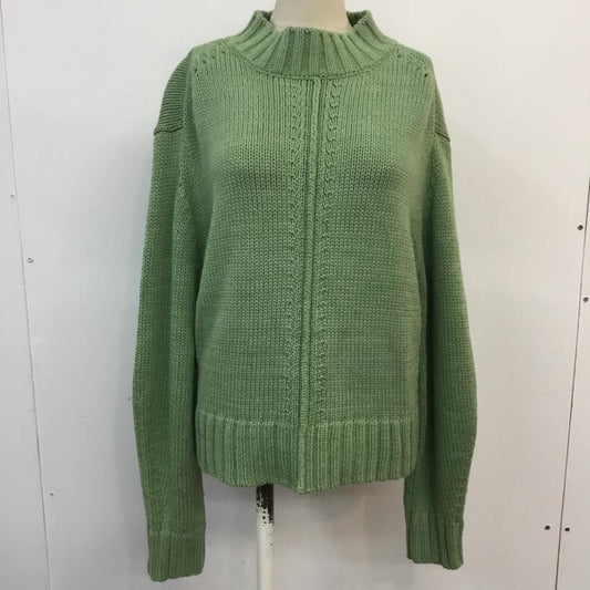 マウジー MOUSSY ニット、セーター 長袖 FREE 無地 薄緑 / ライトグリーン /  レディース USED 古着 中古 10060961