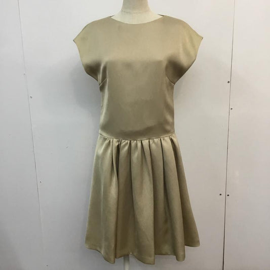 ビューティアンドユースユナイテッドアローズ BEAUTY&YOUTH UNITED ARROWS ワンピース ひざ丈スカート S 無地 ベージュ / ベージュ /  レディース USED 古着 中古 10060985