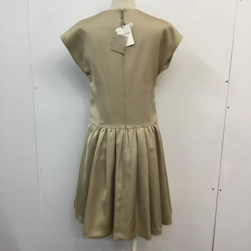 ビューティアンドユースユナイテッドアローズ BEAUTY&YOUTH UNITED ARROWS ワンピース ひざ丈スカート S 無地 ベージュ / ベージュ /  レディース USED 古着 中古 10060985