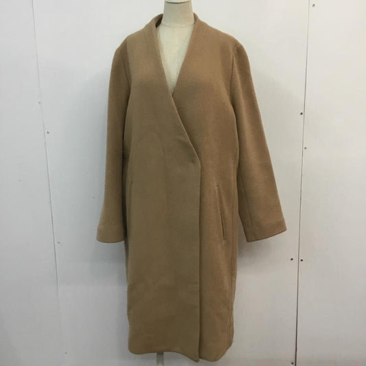 フリークスストア FREAK'S STORE コート コート一般 ノーラペルチェスターコート 184-3502 M 無地 ベージュ / ベージュ /  レディース USED 古着 中古 10060994