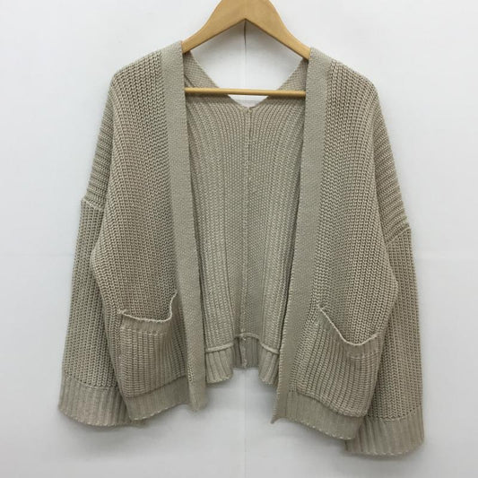 チャオパニック CIAOPANIC カーディガン 長袖 FREE ベージュ / ベージュ /  レディース USED 古着 中古 10061011