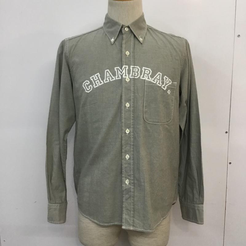 サイラス SILAS シャツ、ブラウス 長袖 ボタンダウンシャツ S ロゴ、文字 マルチカラー / マルチカラー /  メンズ USED 古着 中古 10061033