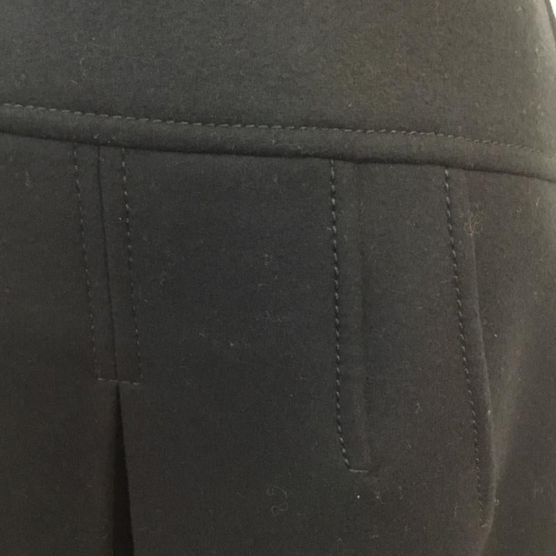 プラダ PRADA スカート ひざ丈スカート ウール ボックスプリーツ 44 黒 / ブラック /  レディース USED 古着 中古 10061153