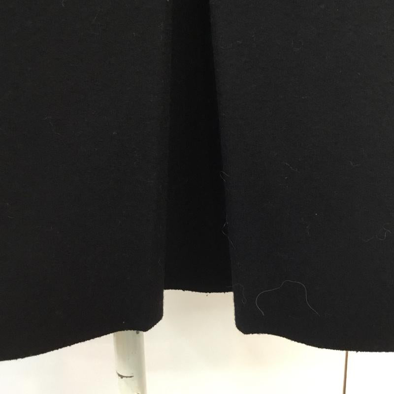 プラダ PRADA スカート ひざ丈スカート ウール ボックスプリーツ 44 黒 / ブラック /  レディース USED 古着 中古 10061153