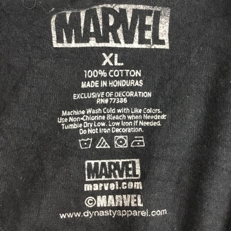 マーベル MARVEL Tシャツ 半袖 XL プリント 黒 / ブラック /  メンズ USED 古着 中古 10061624
