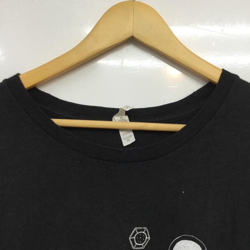 古着 USED Tシャツ 半袖 XXL プリント 黒 / ブラック /  メンズ USED 古着 中古 10061627