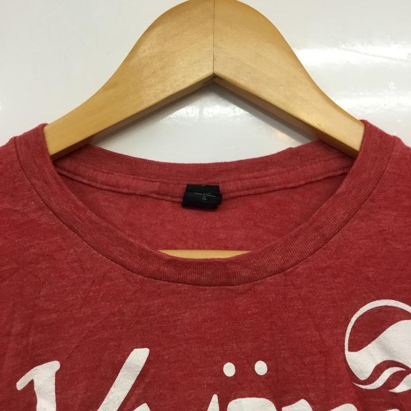 古着 USED Tシャツ 長袖 XL プリント 赤 / レッド /  メンズ USED 古着 中古 10061639