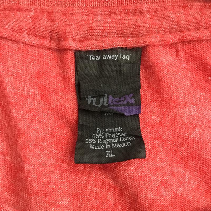 古着 USED Tシャツ 長袖 XL プリント 赤 / レッド /  メンズ USED 古着 中古 10061639