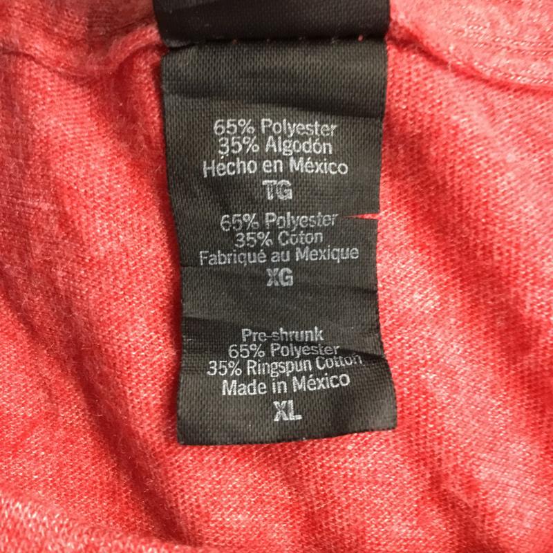 古着 USED Tシャツ 長袖 XL プリント 赤 / レッド /  メンズ USED 古着 中古 10061639