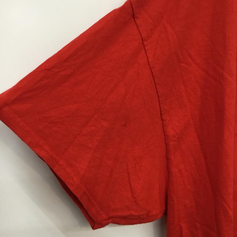 ギルダン GILDAN Tシャツ 半袖 4L ロゴ、文字 赤 / レッド /  メンズ USED 古着 中古 10061641