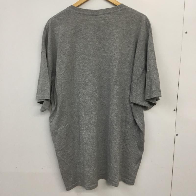 ギルダン GILDAN Tシャツ 半袖 XXL ロゴ、文字 灰 / グレー /  メンズ USED 古着 中古 10061649