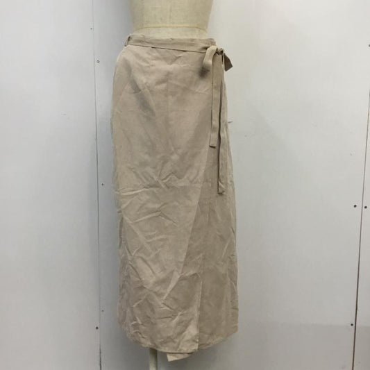 ミスティック mystic スカート ひざ丈スカート 巻きスカート FREE 無地 ベージュ / ベージュ /  レディース USED 古着 中古 10061705