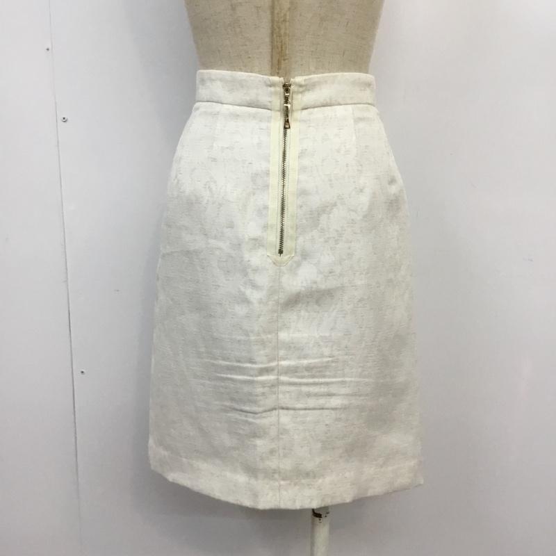 プロポーションボディドレッシング PROPORTION BODY DRESSING スカート ミニスカート 1 総柄 白 / ホワイト /  レディース USED 古着 中古 10061741