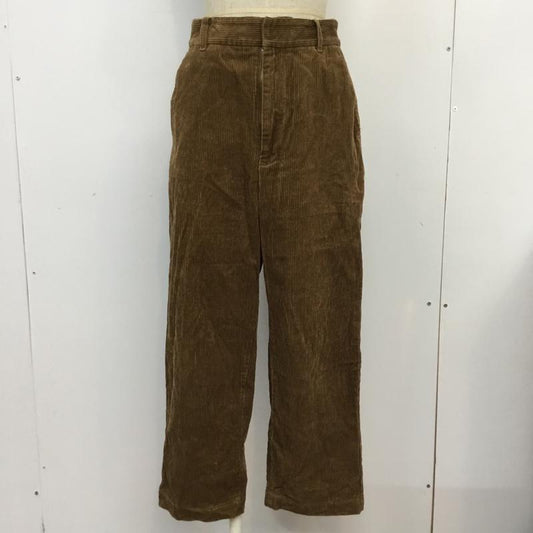 グローバルワーク GLOBAL WORK ボトムス ボトムス コーデュロイワイドパンツ S 無地 茶 / ブラウン /  レディース USED 古着 中古 10061745