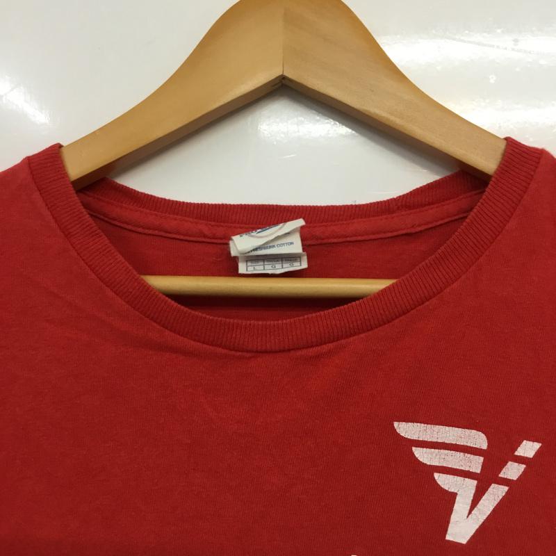 古着 USED Tシャツ 半袖 クルーネック VOLOCITY バックプリント L ロゴ、文字 赤 / レッド /  メンズ USED 古着 中古 10061765