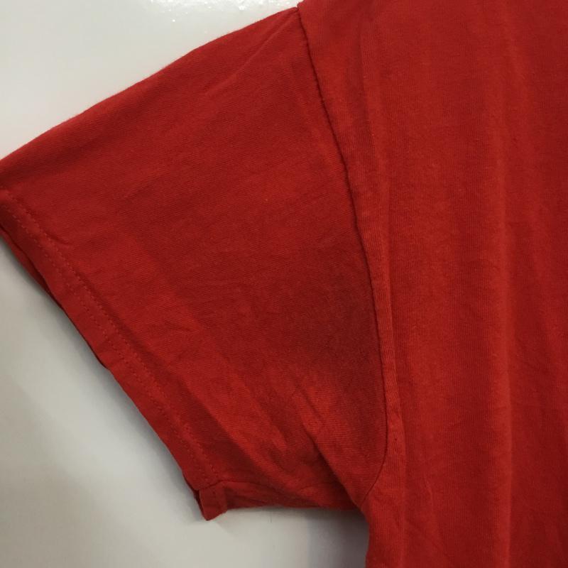 古着 USED Tシャツ 半袖 クルーネック VOLOCITY バックプリント L ロゴ、文字 赤 / レッド /  メンズ USED 古着 中古 10061765