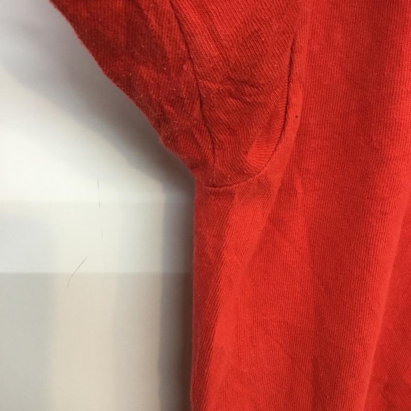 古着 USED Tシャツ 半袖 クルーネック VOLOCITY バックプリント L ロゴ、文字 赤 / レッド /  メンズ USED 古着 中古 10061765