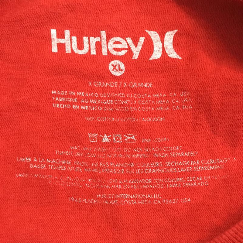 古着 USED Tシャツ 半袖 クルーネック ロゴ 筆記体 XL ロゴ、文字 赤 / レッド /  メンズ USED 古着 中古 10061771
